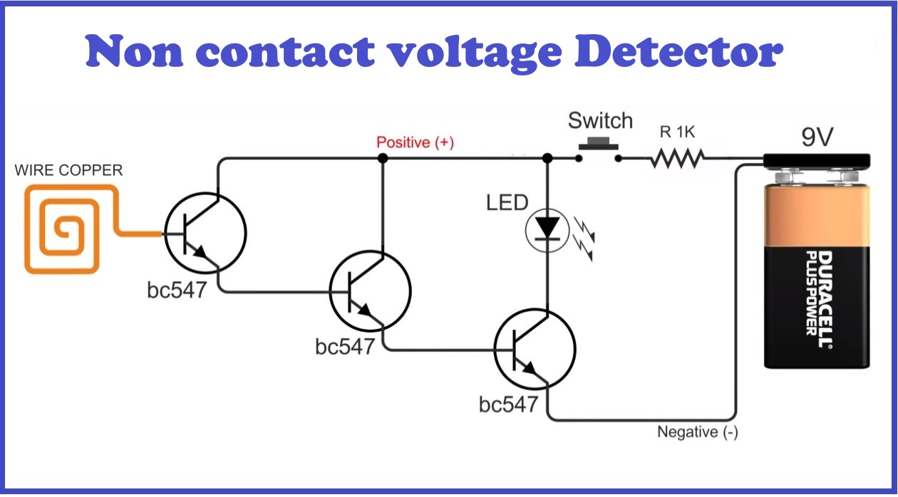 Non-Contact Voltage tester Circuits