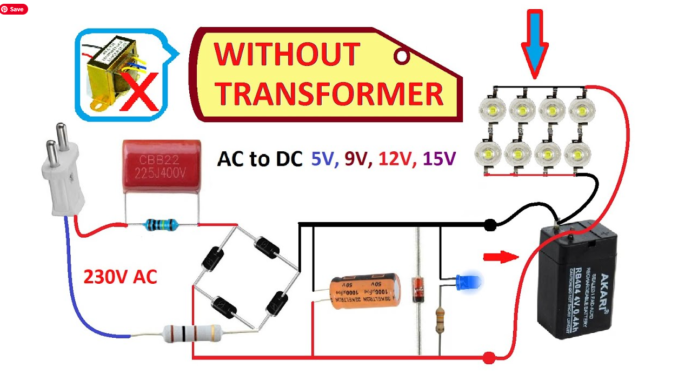 Transformer less Power Supply X-Rated Capacitor